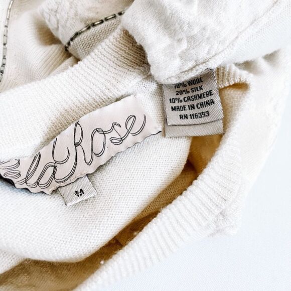 Lela Rose Textured Cashmere Sweater - Picture 7 of 12